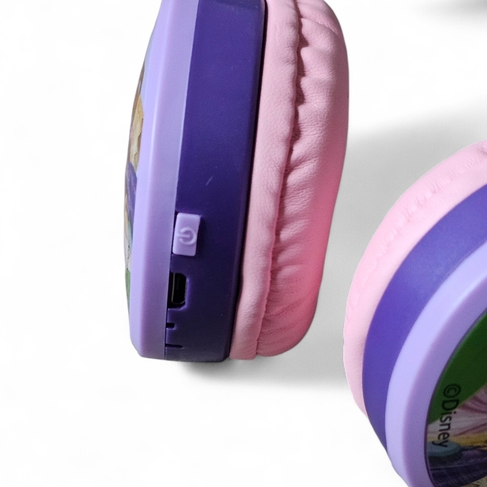 Disney Princess Kids Wireless Headphones Purple/Pink - Picture 5 of 5